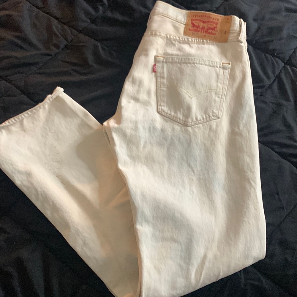 Levi 501 34x32 light washed